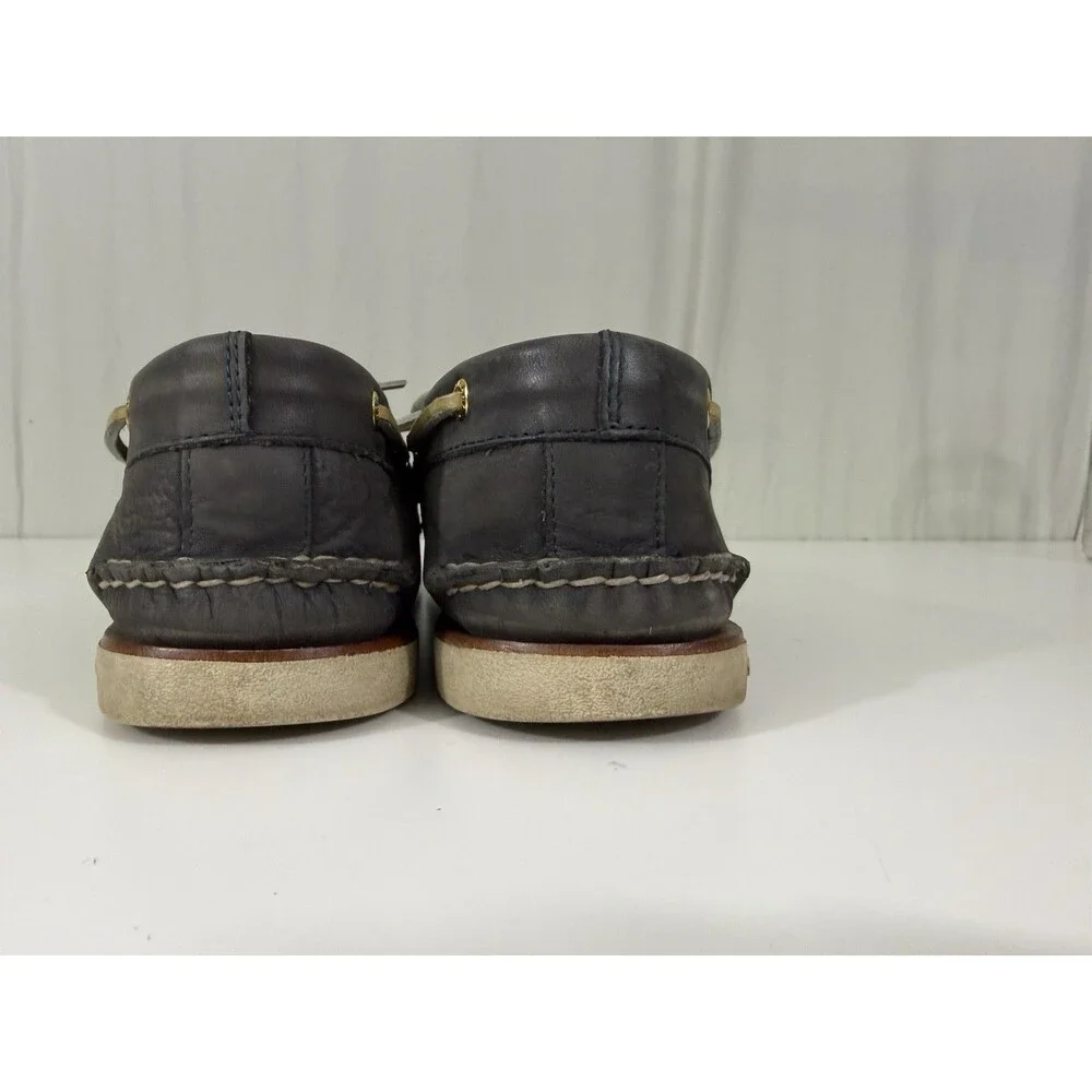 Sperry Topsiders Gold Cup Original 2-Eye Boat Shoe Navy Sz 11M Preppy Lawn Party